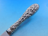 Rose by Stieff Sterling Silver Steak Knife Set 4pc Large Texas Sized Custom