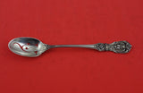 Francis I Old by Reed & Barton Sterling Silver Olive Spoon 5 Piercings Rare 6"