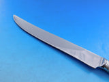 Rose by Stieff Sterling Silver Steak Knife Set 4pc Large Texas Sized Custom
