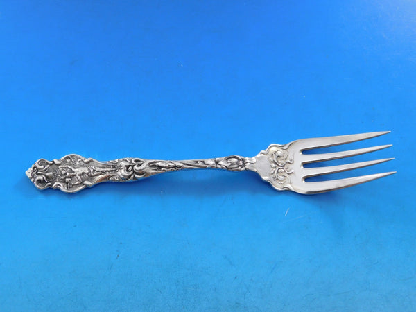 Irian by Wallace Sterling Silver Fish Fork Flat Handle All Sterling 6 7/8"