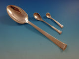 Kongo #32 by Evald Nielsen Danish 830 Silver Flatware Set Art Deco 78 Pcs Rare