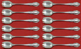 Legato By Towle Sterling Silver Ice Cream Dessert Fork Custom Set 12pc 6"