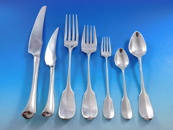 Smithsonian by Stieff Sterling Silver Flatware Set for 8 Service 59 pcs Dinner