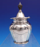 Hardy Brothers English Silverplate Tea Caddy w/ Wood Finial #7674 (#9228)