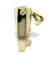 14k Yellow Gold Custom Genuine Natural Peridot Diamond Ring by Harry Roa #J7312