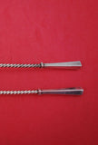 Dominick and Haff Sterling Silver Olive Set Fork and Spoon 2pc 5"