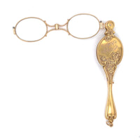 14k Yellow Gold Art Nouveau Krementz and Co Opera Glasses Lorgnette (#J5911)