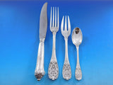 Elysee by Puiforcat French Sterling Silver Flatware Set Dinner Service 60 pcs