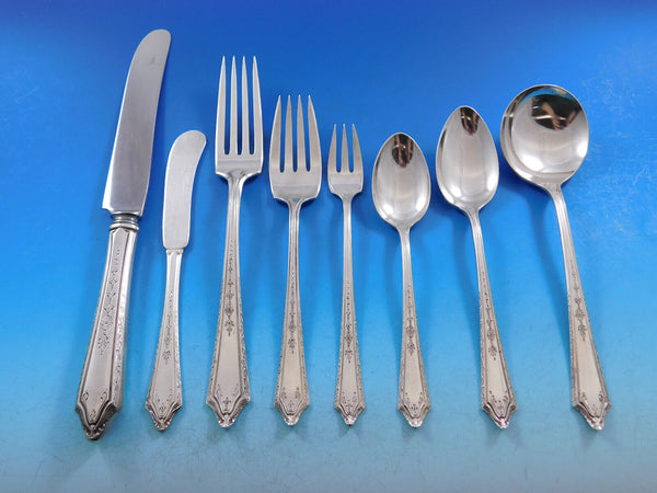 Virginia Lee by Towle Sterling Silver Flatware Set for 8 Service 72 pieces