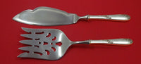 Sweetheart Rose by Lunt Sterling Silver Fish Serving Set 2 Piece Custom HHWS