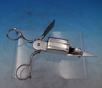 Thomas Jordan English Silverplate Wick Cutter Footed 7" Birmingham (#6844-2)