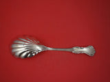 Marlborough by Reed and Barton Sterling Silver Berry Spoon shell  9 1/4"