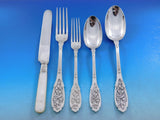 Moderne by Puiforcat French Sterling Silver Flatware Set Service 59 pieces total