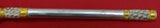 Aegean Weave Gold by Wallace Sterling Silver Serving Spoon Pierced Orig 8 7/8"