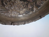 Rose By Stieff Powder Jar with Sterling Silver Lid and Daisy Jar Repousse #4396