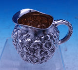 Flora by Shiebler Sterling Silver Tea Set 3pc #1181 Tea Sugar Creamer (#8837)