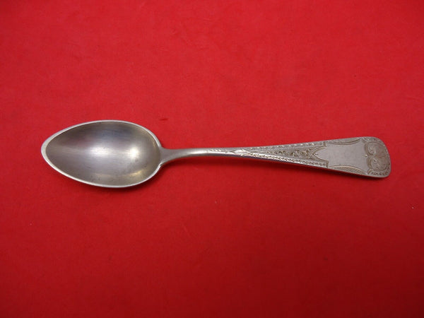 Duhme Brite Cut Sterling Silver 4 O'Clock Spoon Shield Design 4"