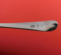 Peter Ann Bateman English Georgian Sterling Silver Coffee Spoon Feather Edge