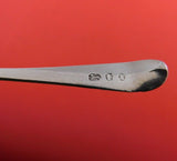 Peter Ann Bateman English Georgian Sterling Silver Coffee Spoon Feather Edge
