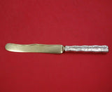 Lap Over Edge Acid Etched by Tiffany Sterling Silver Breakfast Knife GW Flower