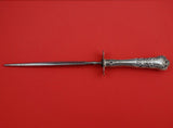 Pansy by International Sterling Silver Roast Carving Hone HH w/Steel 13 1/4"