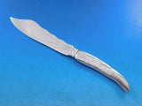 Lap Over Edge Acid Etched Tiffany Sterling Silver Fish Knife Oyster Sea 7 7/8"