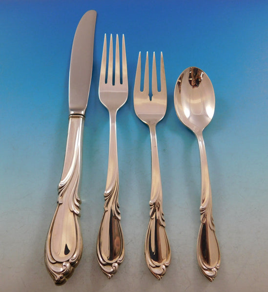 Rhapsody New by International Sterling Silver Flatware Set 8 Service 32 pieces