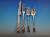 Queen's Lace By International Sterling Silver Dinner Size Place Setting(s) 4pc
