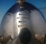 Irish Rib by James Robinson Sterling Silver Gravy Boat Handmade c.1960 (#5446)