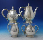 Royal Danish by International Sterling Silver Tea Set 4-piece #C353 (#6315)