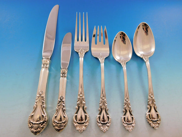 Royal Dynasty by Stieff Sterling Silver Flatware Set for 8 Service 53 pieces