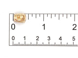 14k Yellow Gold Genuine Natural Ametrine Cushion Cut Stud Earrings (#J7291)