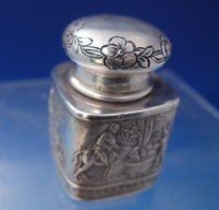 Neresheimer and Sohne German .925 Silver Snuff Box with Figural Scenes (#7209)