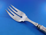 Lap Over Edge Acid Etched by Tiffany Sterling Silver Buffet Fork HH WS w/ Cicada
