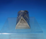 Dutch .830 Silver Ashtray Wooden Shoe Form Pastoral Scenes Cow Sheep (#6074)