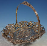 Theodore Starr Sterling Silver Basket with Cherubs and Grapes #2302 (#1430)