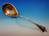 Bull by Sharp Sterling Silver Soup Ladle with applied 3D Bull GW 12 1/2" Figural