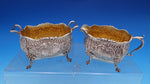 Dresden by Whiting Sterling Silver Sugar and Creamer GW #3338 B Monogram (#8344)