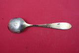 Norwegian Sterling Ice Cream Spoon blue enamel by N.M. Thune-Oslow 5 1/2"