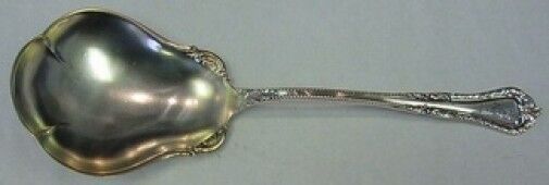 Old Dominion by Lunt Sterling Silver Berry Spoon Gold-washed 9"