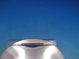 Sterling Silver Handmade Tea Caddy Oval with Hinged Lid and Rope Border (#6689)