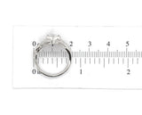 14k White Gold Vintage .50ct Genuine Diamond Engagement Ring w/GIA Report #J6748