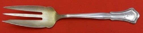 Alden By Blackinton Sterling Silver Pie Fork Goldwashed 3-tine 5 1/2"