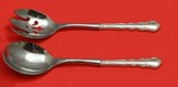 Angelique by International Sterling Silver Salad Serving Set Pierced Custom 2pc