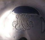 Black Starr and Frost Sterling Silver Compote Raised #163/6412 4" x 10" (#5746)