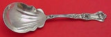 Peony by Wallace Sterling Silver Preserve Spoon Scalloped Bowl 7 1/2" Serving