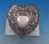 Gorham Sterling Silver Candy Dish Heart Shape Pierced Bows Scrolls 966 (#7442)