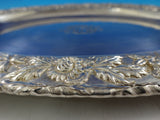 Repousse by S. Kirk and Son Co 925/1000 Silver Fish Serving Platter (#8988)