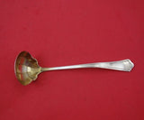 Washington by Wallace Sterling Silver Mayonnaise Ladle Gold Washed 5 1/4"