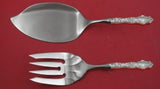 Irian by Wallace Sterling Silver Salmon Set Fish 2pc HH w/Stainless Custom Made